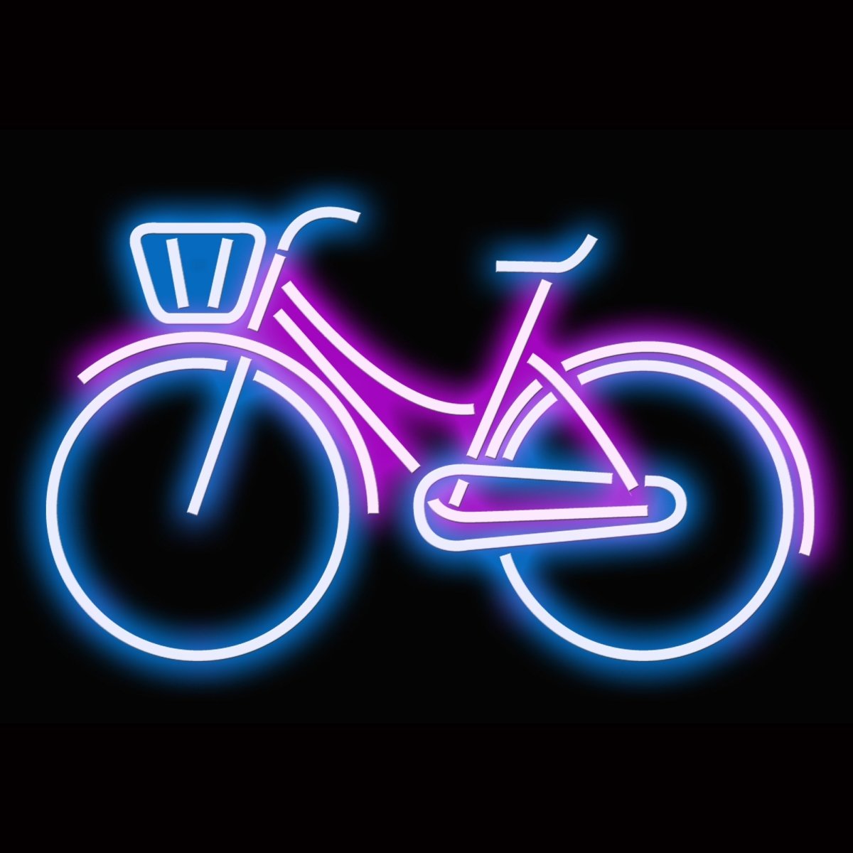 Personalised LED Neon Sign BICYCLE PINK - ScentiMelti Home Fragrance, Beauty & Gifts UK