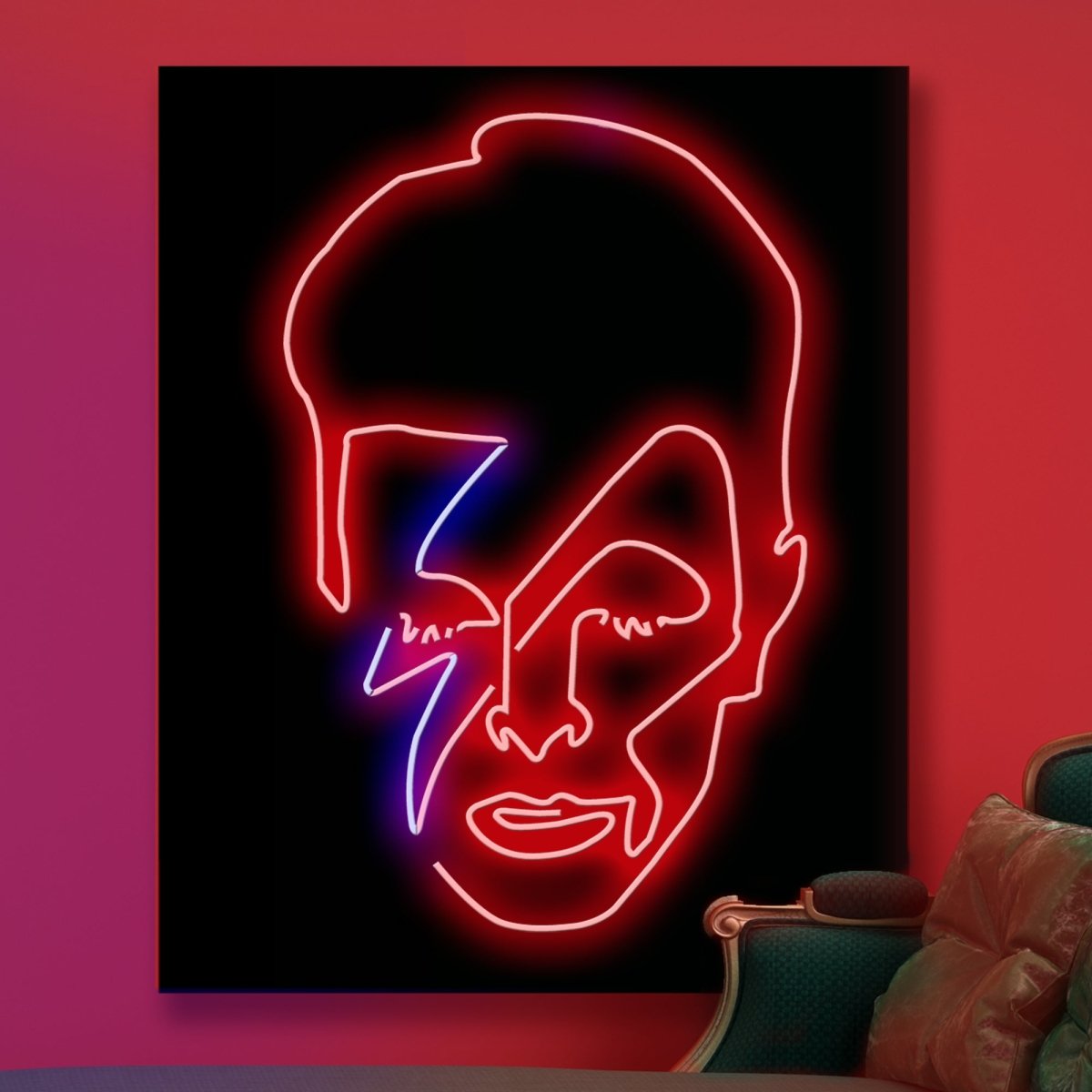 Personalised LED Neon Sign BOWIE - ScentiMelti Home Fragrance, Beauty & Gifts UK