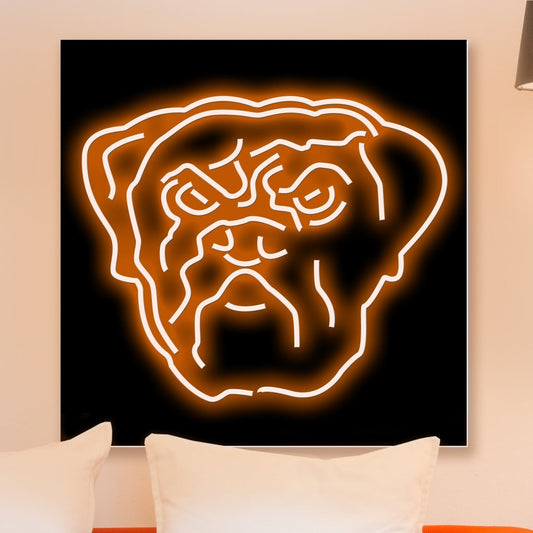 Personalised LED Neon Sign BULLDOG - ScentiMelti Home Fragrance, Beauty & Gifts UK