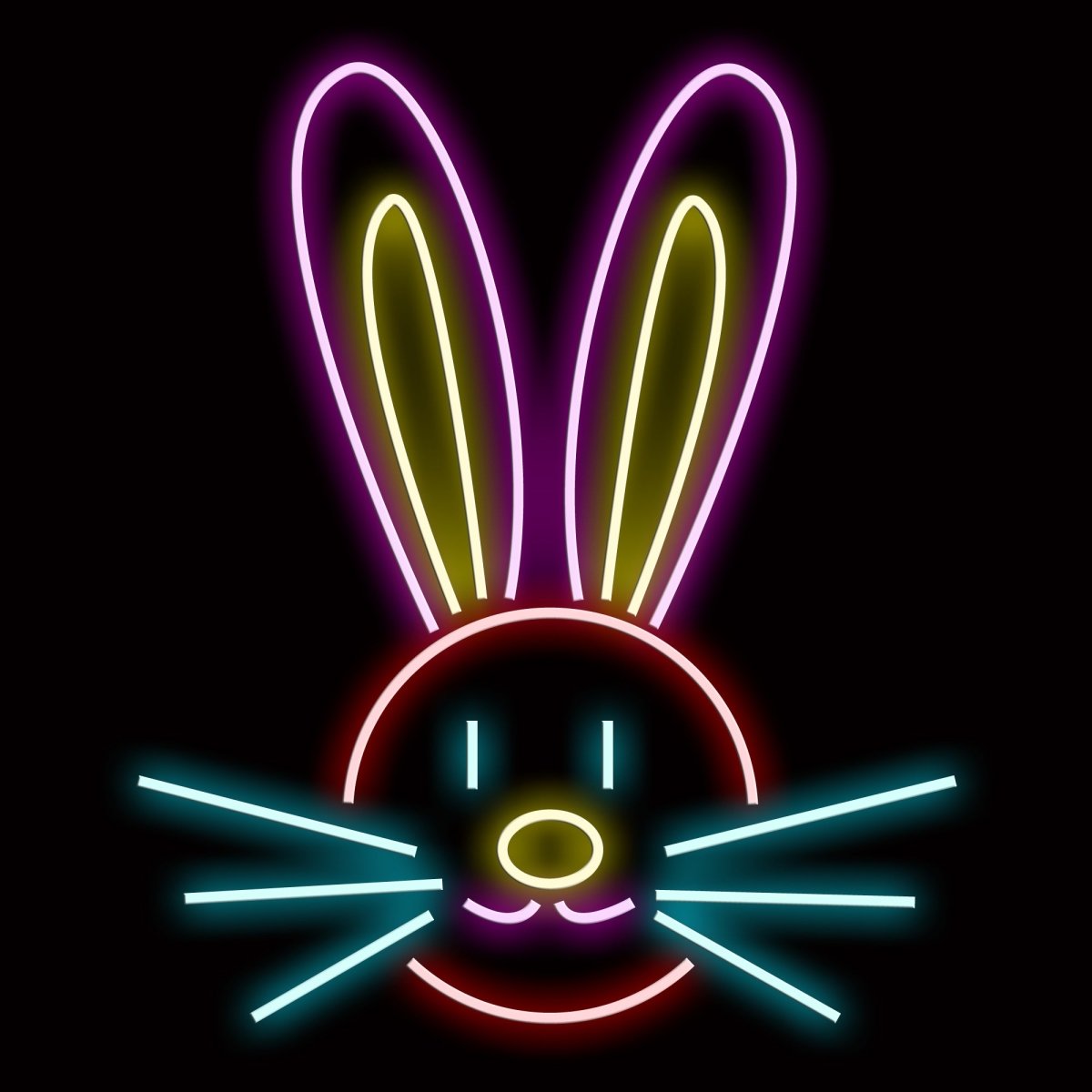 Personalised LED Neon Sign BUNNY - ScentiMelti Home Fragrance, Beauty & Gifts UK