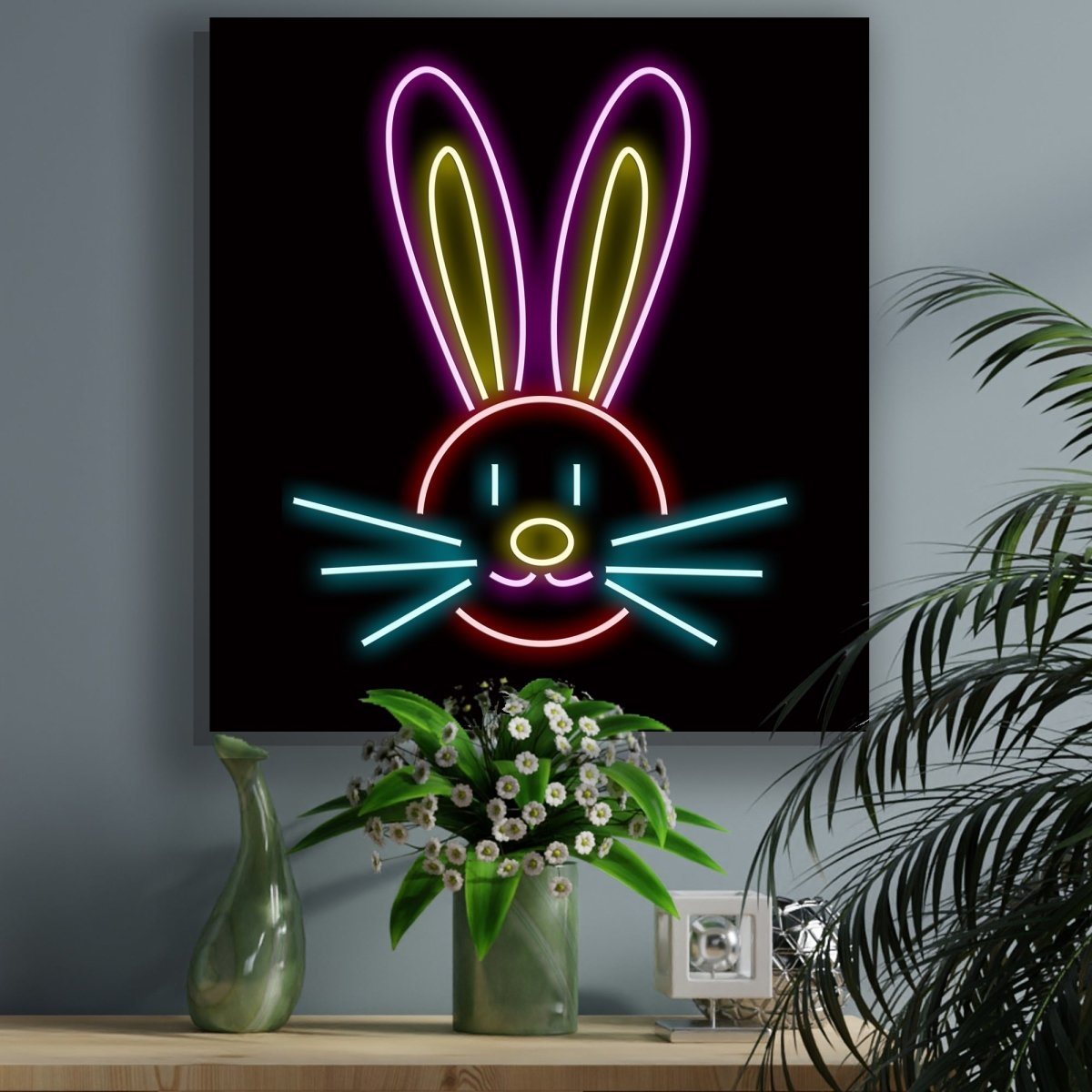 Personalised LED Neon Sign BUNNY - ScentiMelti Home Fragrance, Beauty & Gifts UK