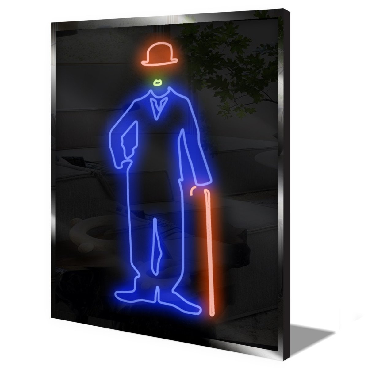 Personalised LED Neon Sign CHARLIE CHAPLIN - ScentiMelti Home Fragrance, Beauty & Gifts UK