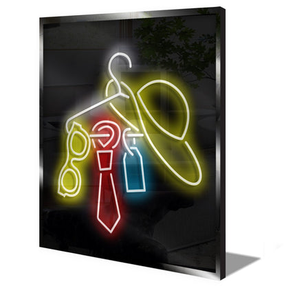 Personalised LED Neon Sign CLOTHES HANGER - ScentiMelti Home Fragrance, Beauty & Gifts UK