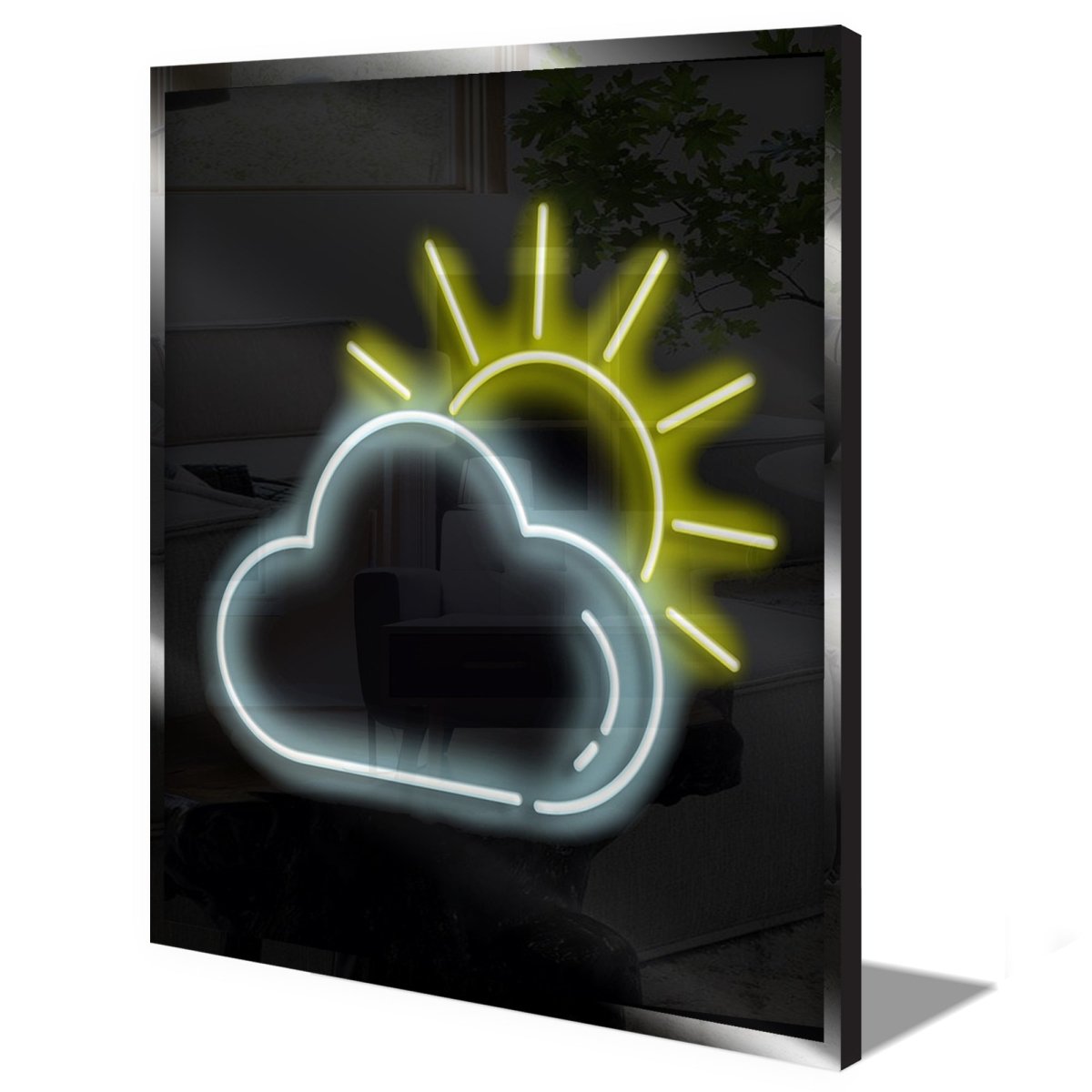 Personalised LED Neon Sign CLOUD / SUN - ScentiMelti Home Fragrance, Beauty & Gifts UK