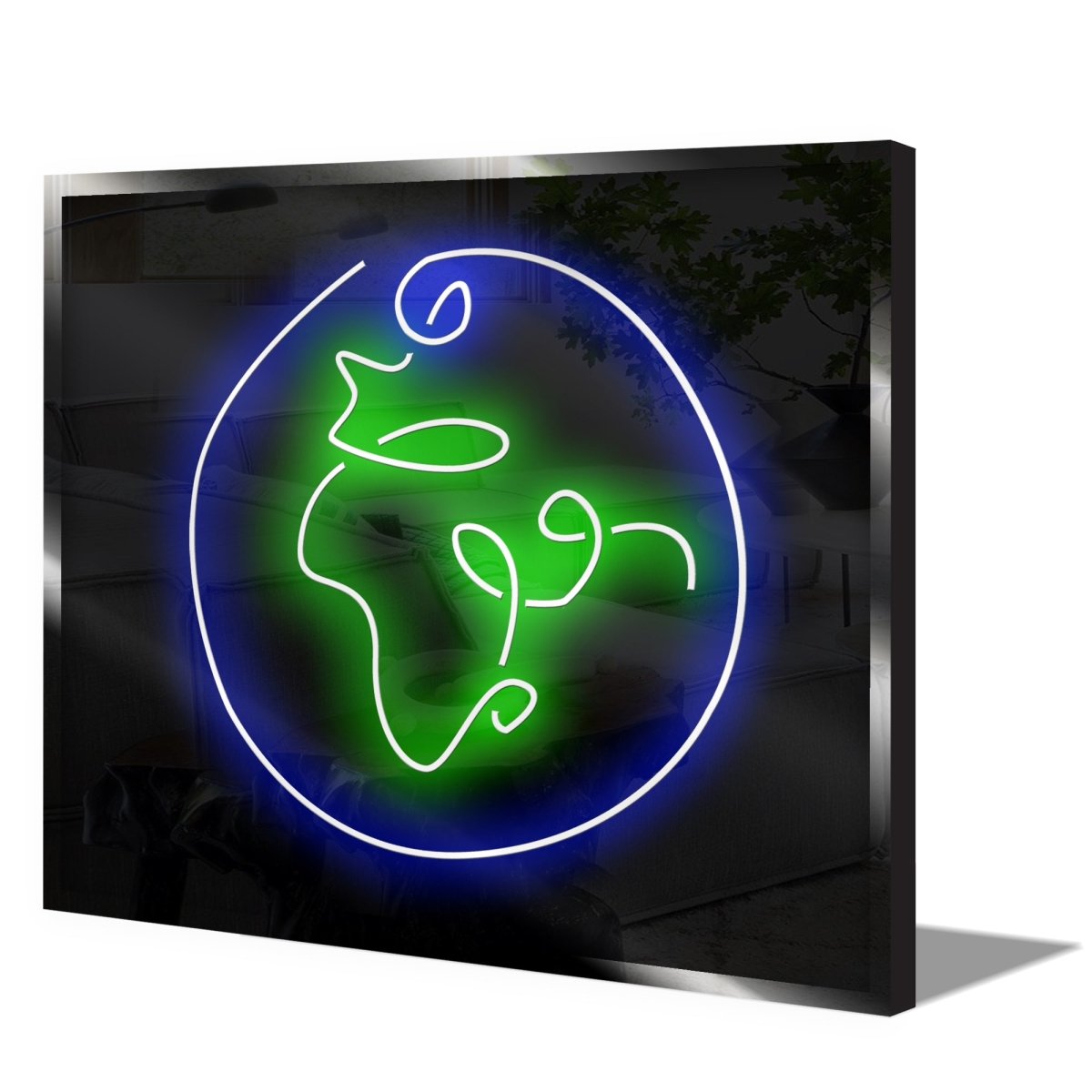 Personalised LED Neon Sign EARTH - ScentiMelti Home Fragrance, Beauty & Gifts UK