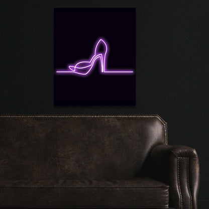 Personalised LED Neon Sign ELEGANT SHOE - ScentiMelti Home Fragrance, Beauty & Gifts UK