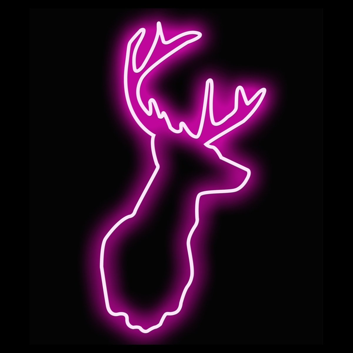 Personalised LED Neon Sign Elk - ScentiMelti Home Fragrance, Beauty & Gifts UK