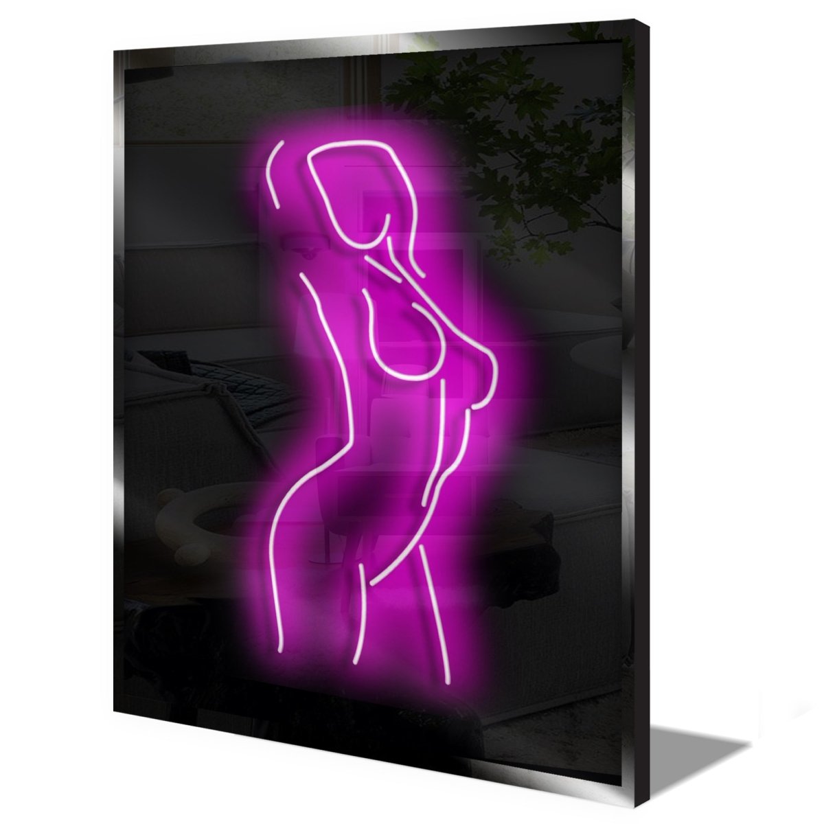 Personalised LED Neon Sign FEMININE SILHOUETTE - ScentiMelti Home Fragrance, Beauty & Gifts UK