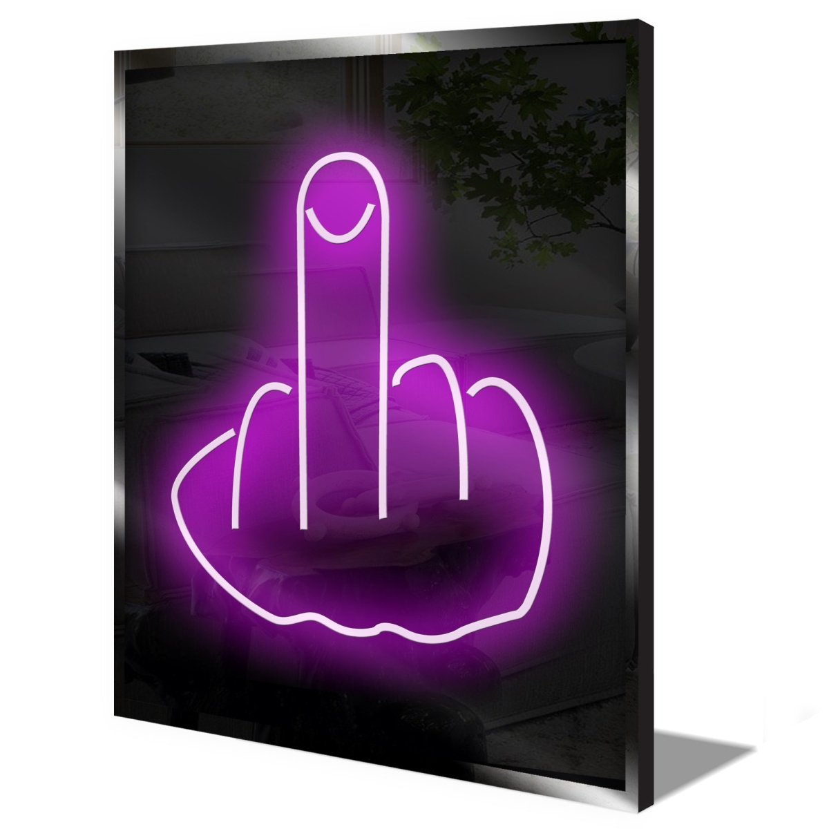 Personalised LED Neon Sign FINGER - ScentiMelti Home Fragrance, Beauty & Gifts UK