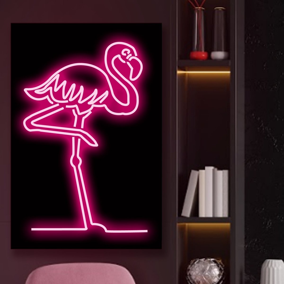 Personalised LED Neon Sign FLAMINGO2 - ScentiMelti Home Fragrance, Beauty & Gifts UK