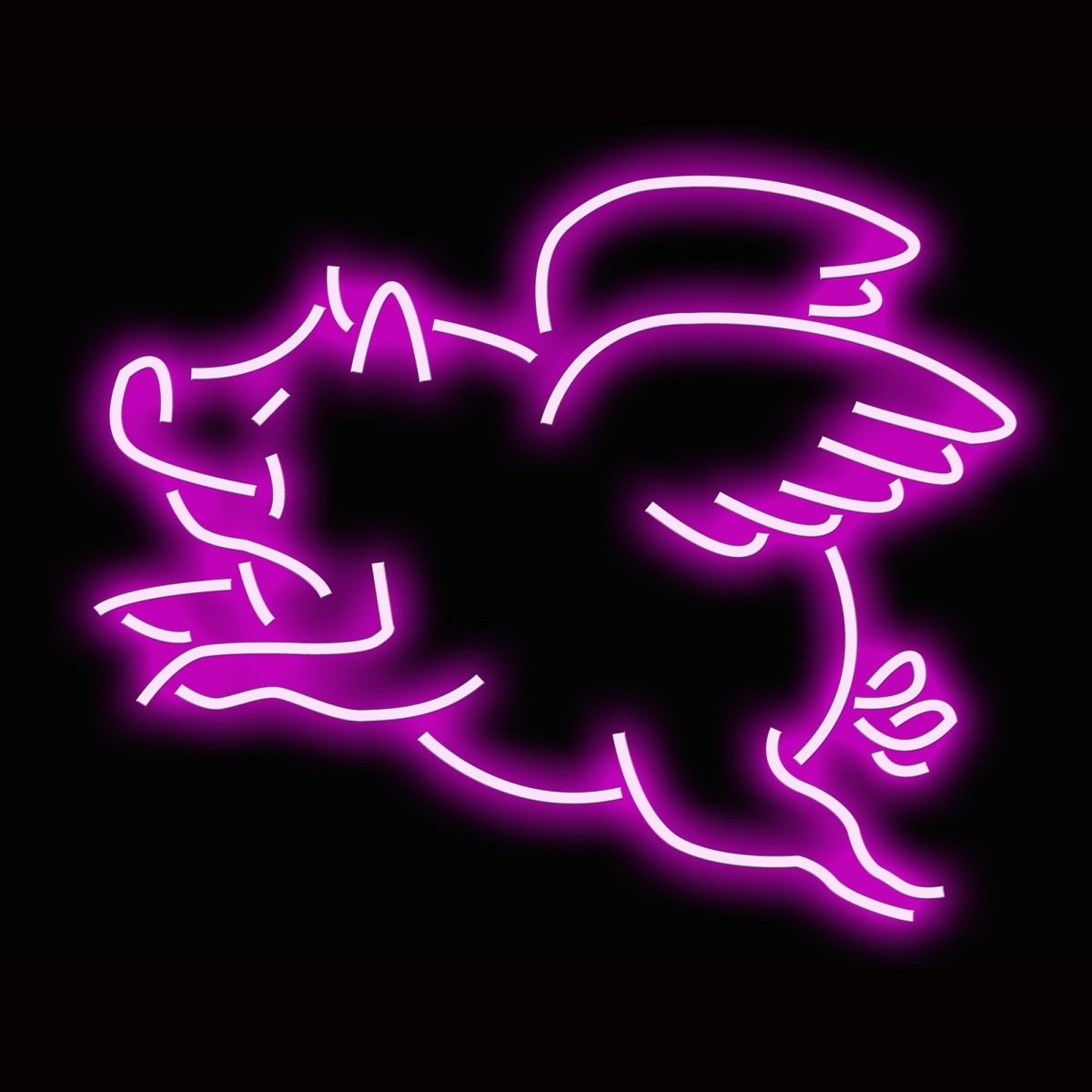 Personalised LED Neon Sign FLYING PIG - ScentiMelti Home Fragrance, Beauty & Gifts UK