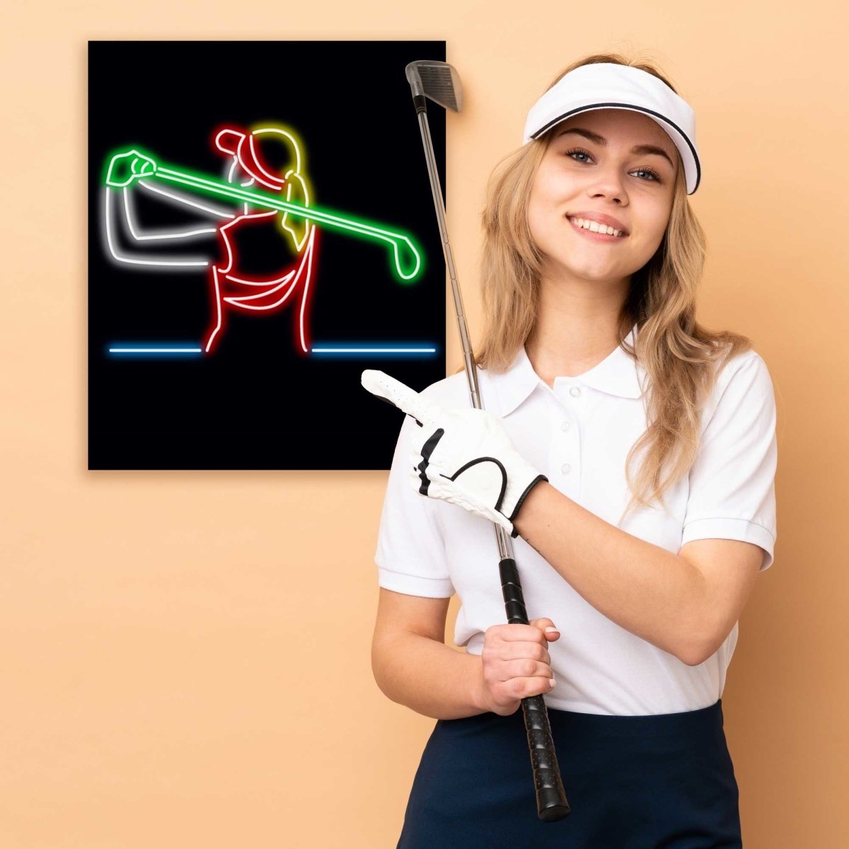 Personalised LED Neon Sign GOLFER - ScentiMelti Home Fragrance, Beauty & Gifts UK