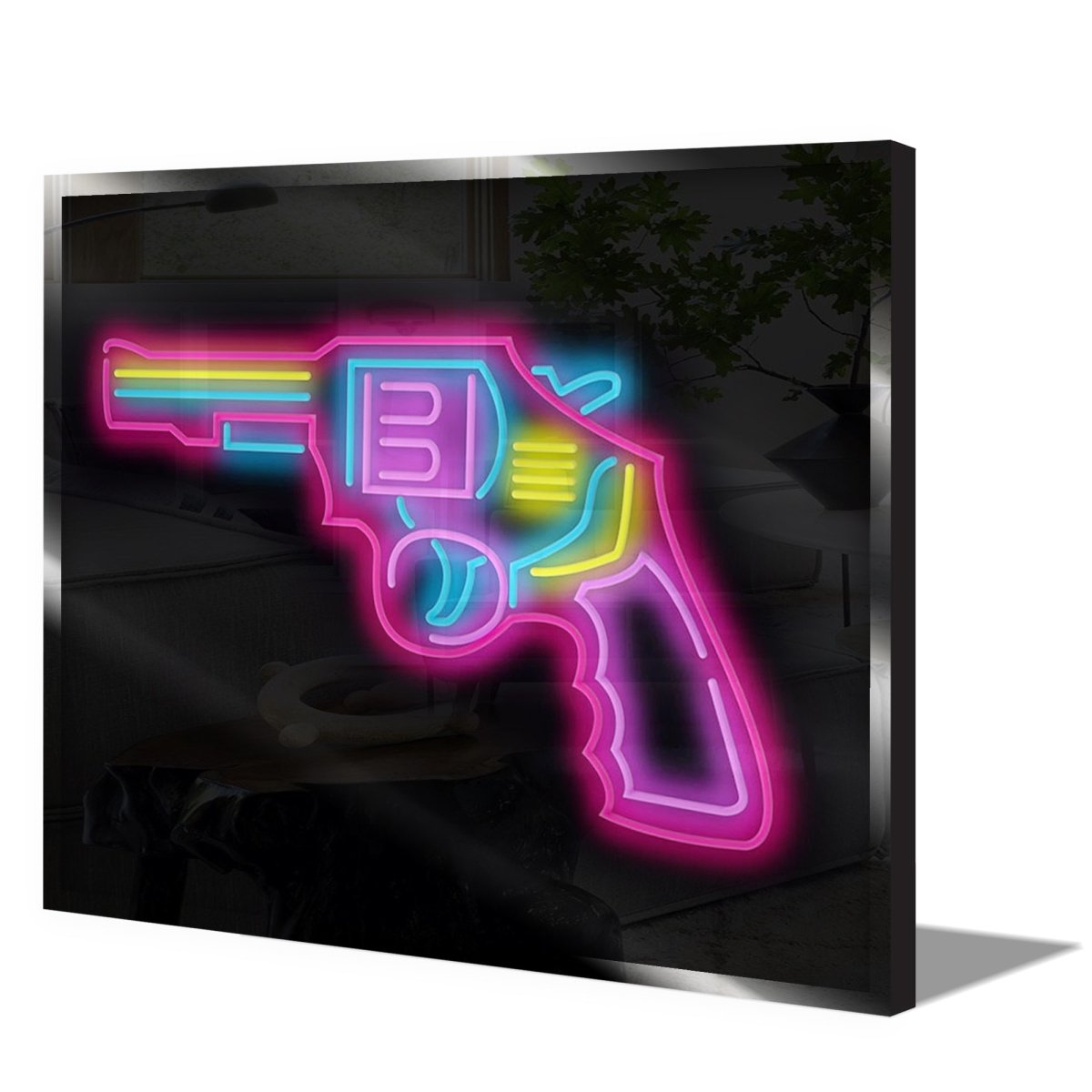 Personalised LED Neon Sign GUN - ScentiMelti Home Fragrance, Beauty & Gifts UK