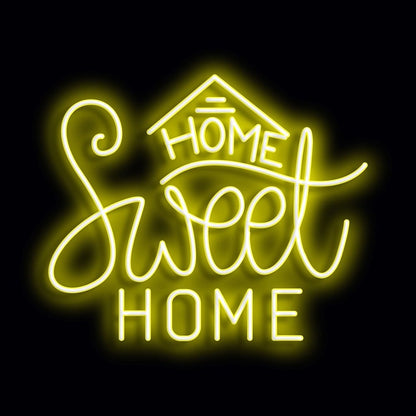 Personalised LED Neon Sign HOME SWEET HOME - ScentiMelti Home Fragrance, Beauty & Gifts UK