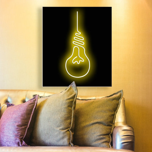 Personalised LED Neon Sign LIGHT BULB - ScentiMelti Home Fragrance, Beauty & Gifts UK