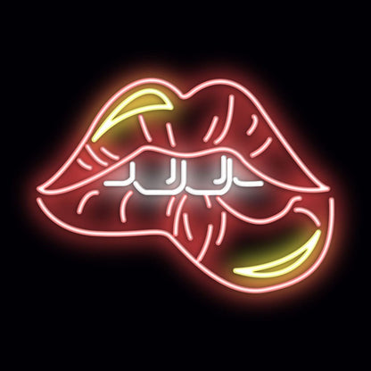 Personalised LED Neon Sign LIPS - ScentiMelti Home Fragrance, Beauty & Gifts UK