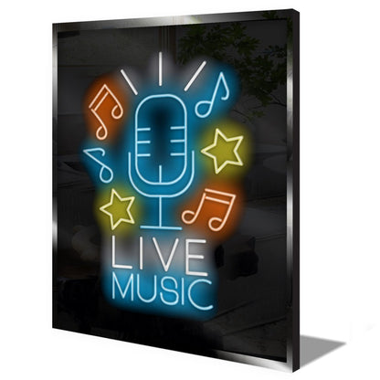 Personalised LED Neon Sign LIVE MUSIC - ScentiMelti Home Fragrance, Beauty & Gifts UK