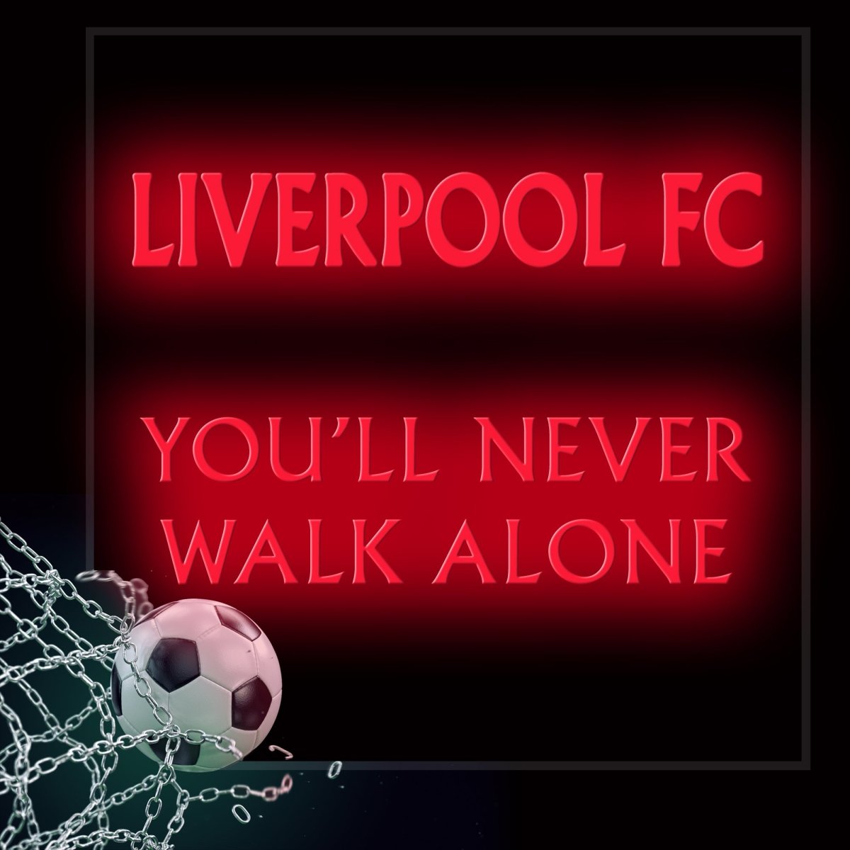 Personalised LED Neon Sign LIVERPOOL FC - ScentiMelti Home Fragrance, Beauty & Gifts UK