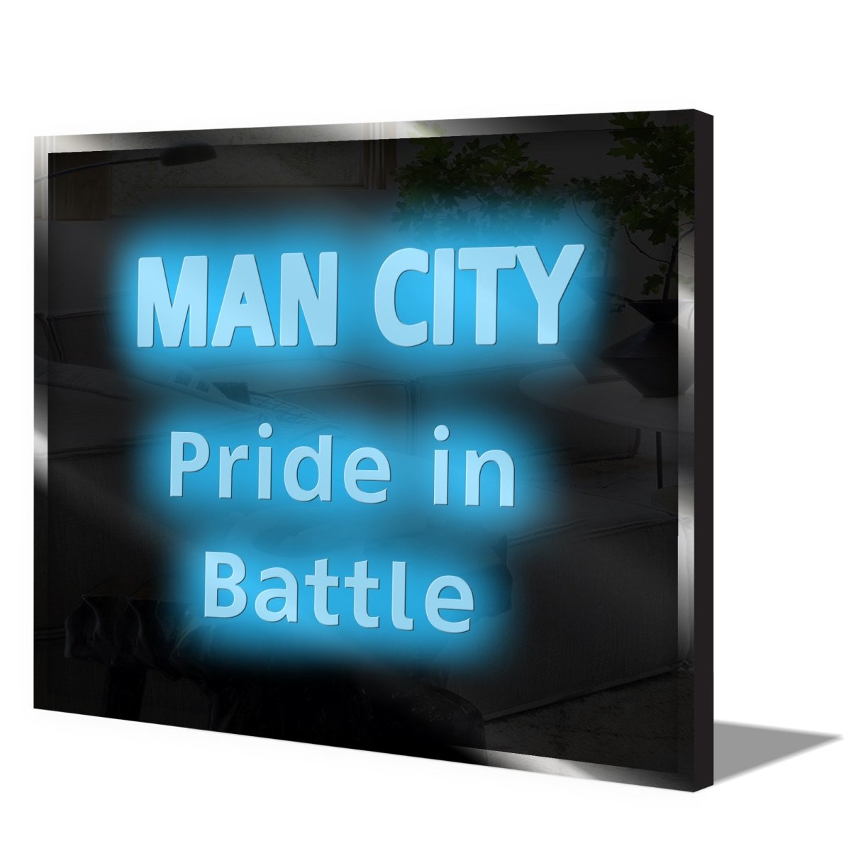 Personalised LED Neon Sign MAN CITY - ScentiMelti Home Fragrance, Beauty & Gifts UK