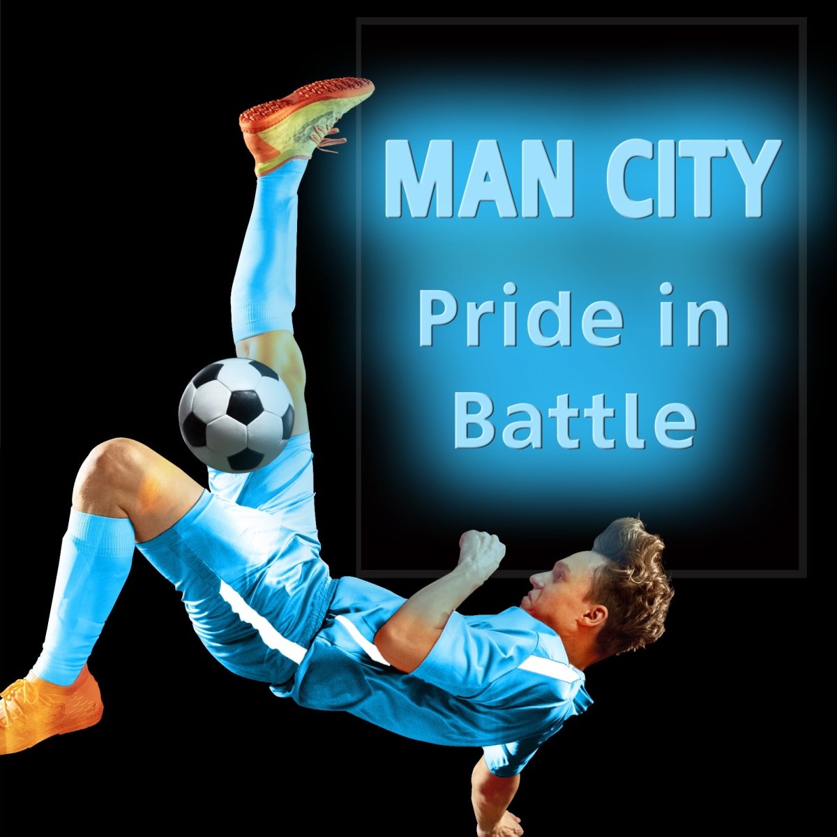 Personalised LED Neon Sign MAN CITY - ScentiMelti Home Fragrance, Beauty & Gifts UK