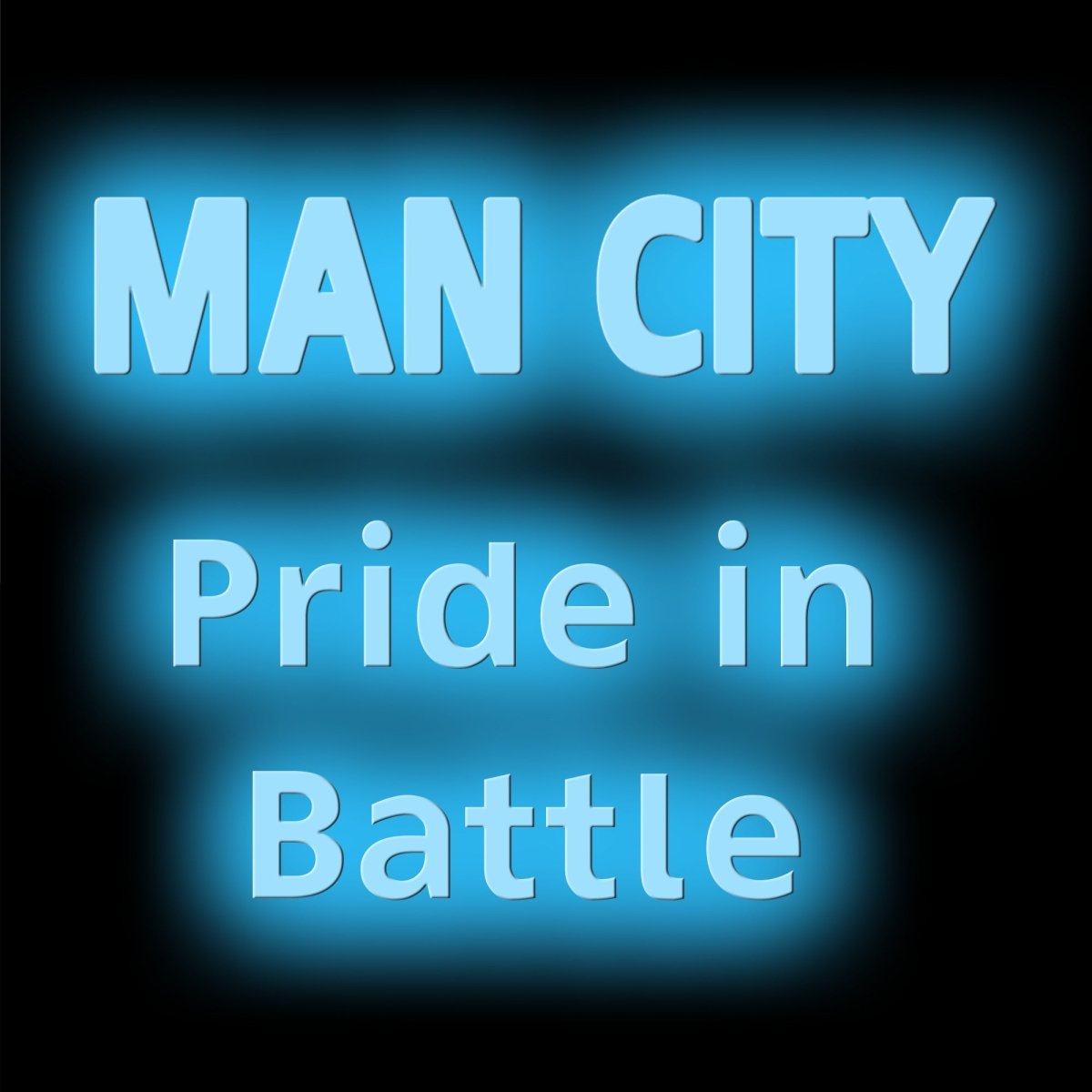 Personalised LED Neon Sign MAN CITY - ScentiMelti Home Fragrance, Beauty & Gifts UK