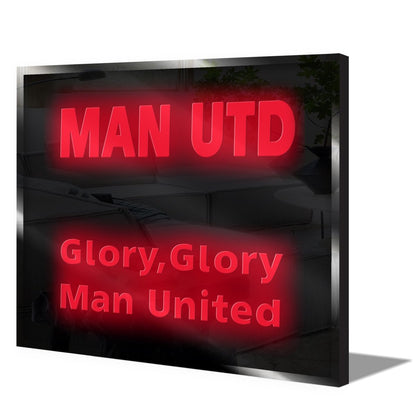 Personalised LED Neon Sign MAN UTD - ScentiMelti Home Fragrance, Beauty & Gifts UK