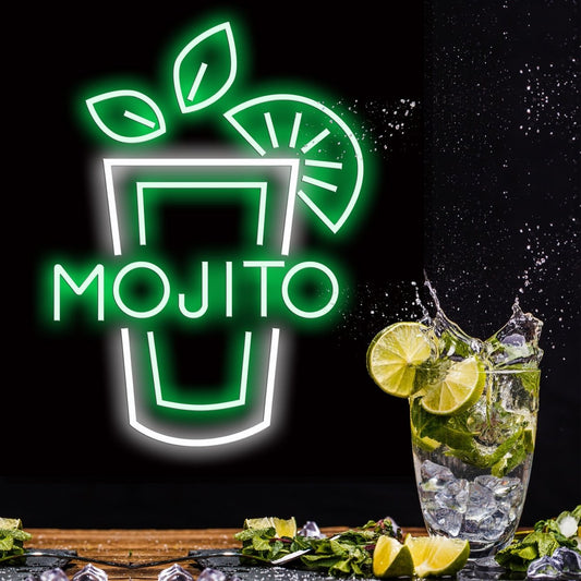 Personalised LED Neon Sign MOJITO - ScentiMelti Home Fragrance, Beauty & Gifts UK