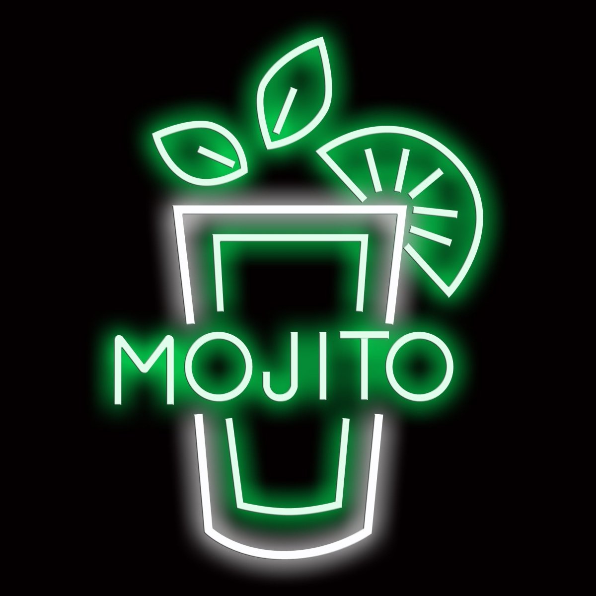 Personalised LED Neon Sign MOJITO - ScentiMelti Home Fragrance, Beauty & Gifts UK