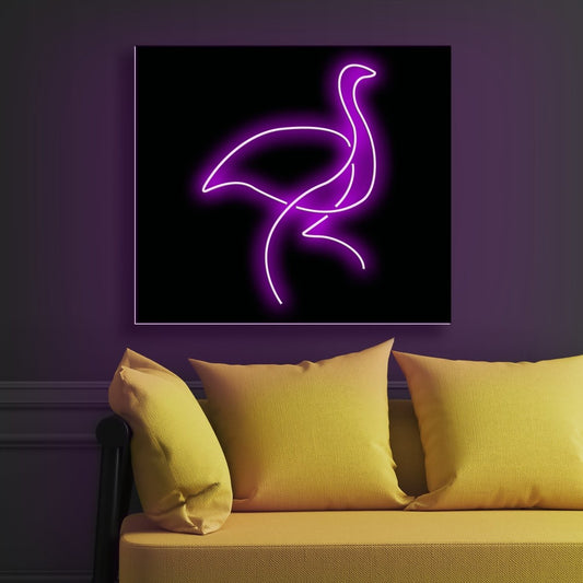 Personalised LED Neon Sign OSTRICH - ScentiMelti Home Fragrance, Beauty & Gifts UK