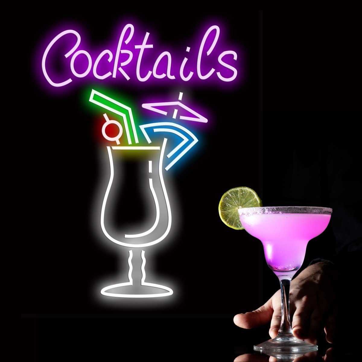 Personalised LED Neon Sign PINACOLADA - ScentiMelti Home Fragrance, Beauty & Gifts UK