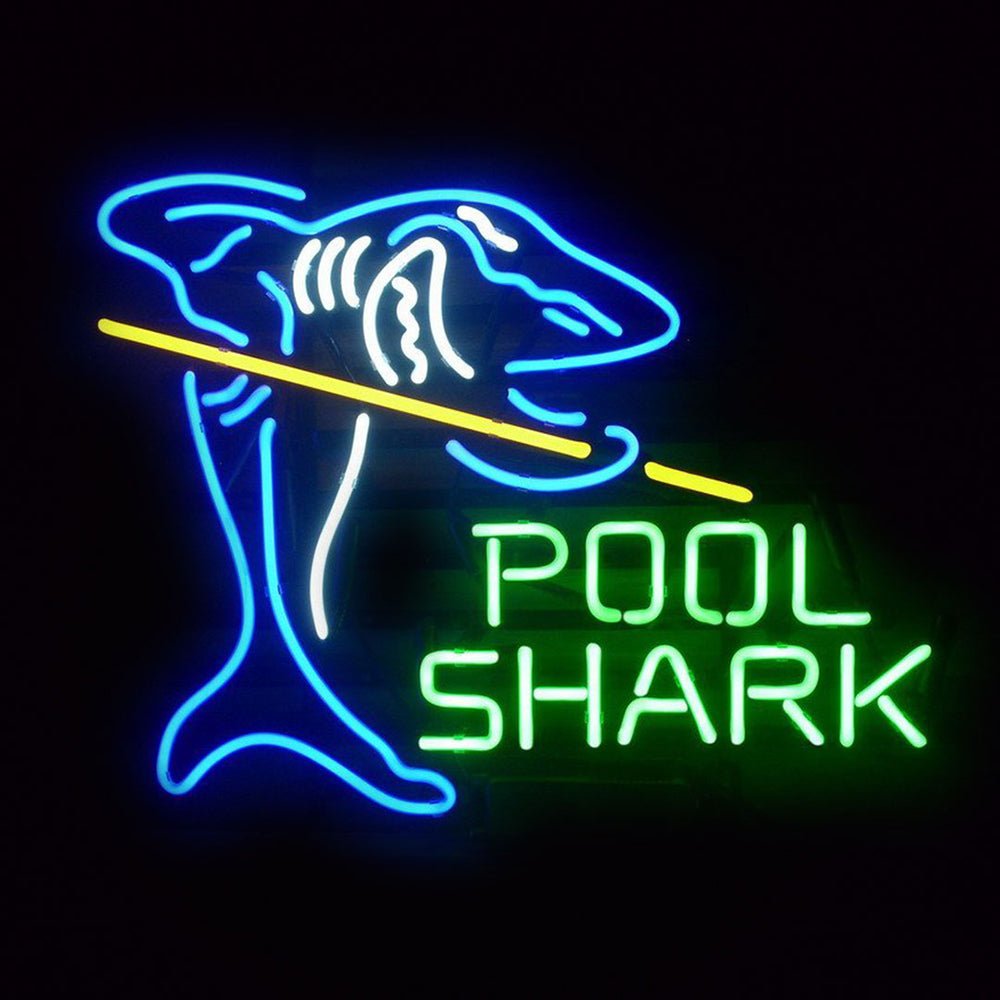 Personalised LED Neon Sign POOL SHARK madaboutneon ScentiMelti Wax Melts