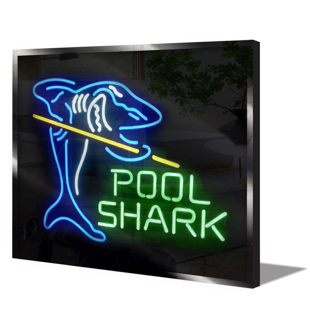 Personalised LED Neon Sign POOL SHARK madaboutneon ScentiMelti Wax Melts