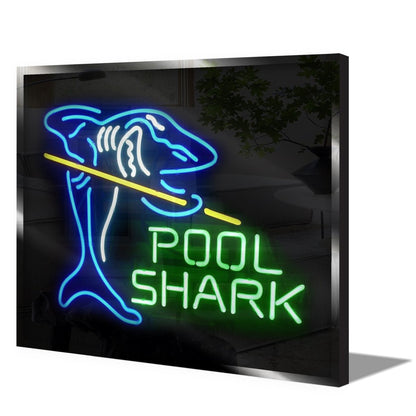 Personalised LED Neon Sign POOL SHARK madaboutneon ScentiMelti Wax Melts