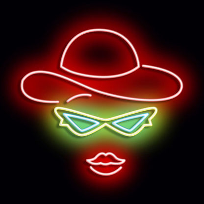 Personalised LED Neon Sign RED HAT - ScentiMelti Home Fragrance, Beauty & Gifts UK