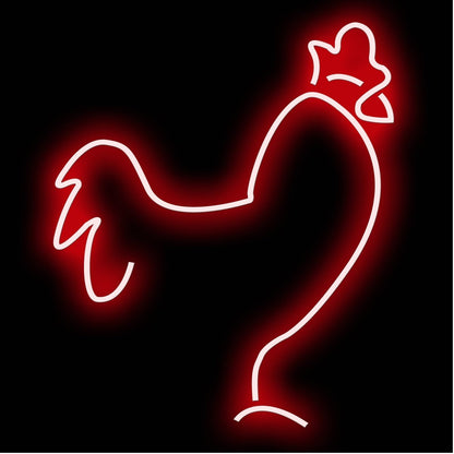 Personalised LED Neon Sign ROOSTER - ScentiMelti Home Fragrance, Beauty & Gifts UK