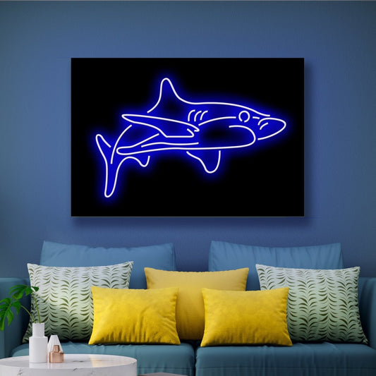 Personalised LED Neon Sign SHARK - ScentiMelti Home Fragrance, Beauty & Gifts UK