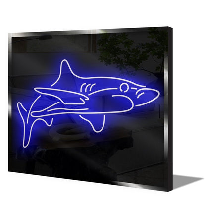 Personalised LED Neon Sign SHARK - ScentiMelti Home Fragrance, Beauty & Gifts UK