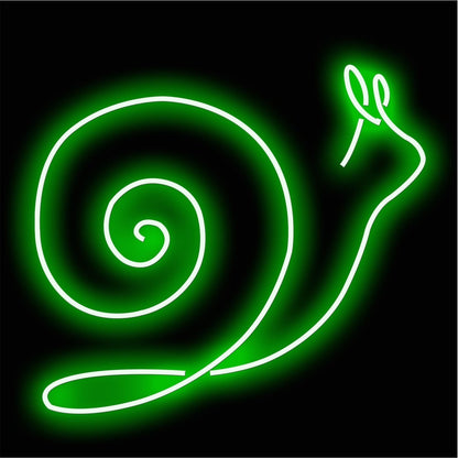 Personalised LED Neon Sign SNAIL - ScentiMelti Home Fragrance, Beauty & Gifts UK