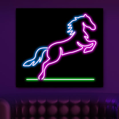 Personalised LED Neon Sign STALLION - ScentiMelti Home Fragrance, Beauty & Gifts UK