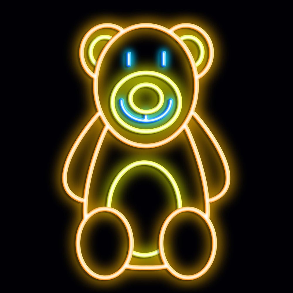 Personalised LED Neon Sign TEDDY - ScentiMelti Home Fragrance, Beauty & Gifts UK