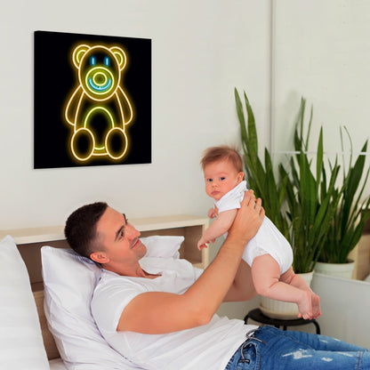 Personalised LED Neon Sign TEDDY - ScentiMelti Home Fragrance, Beauty & Gifts UK