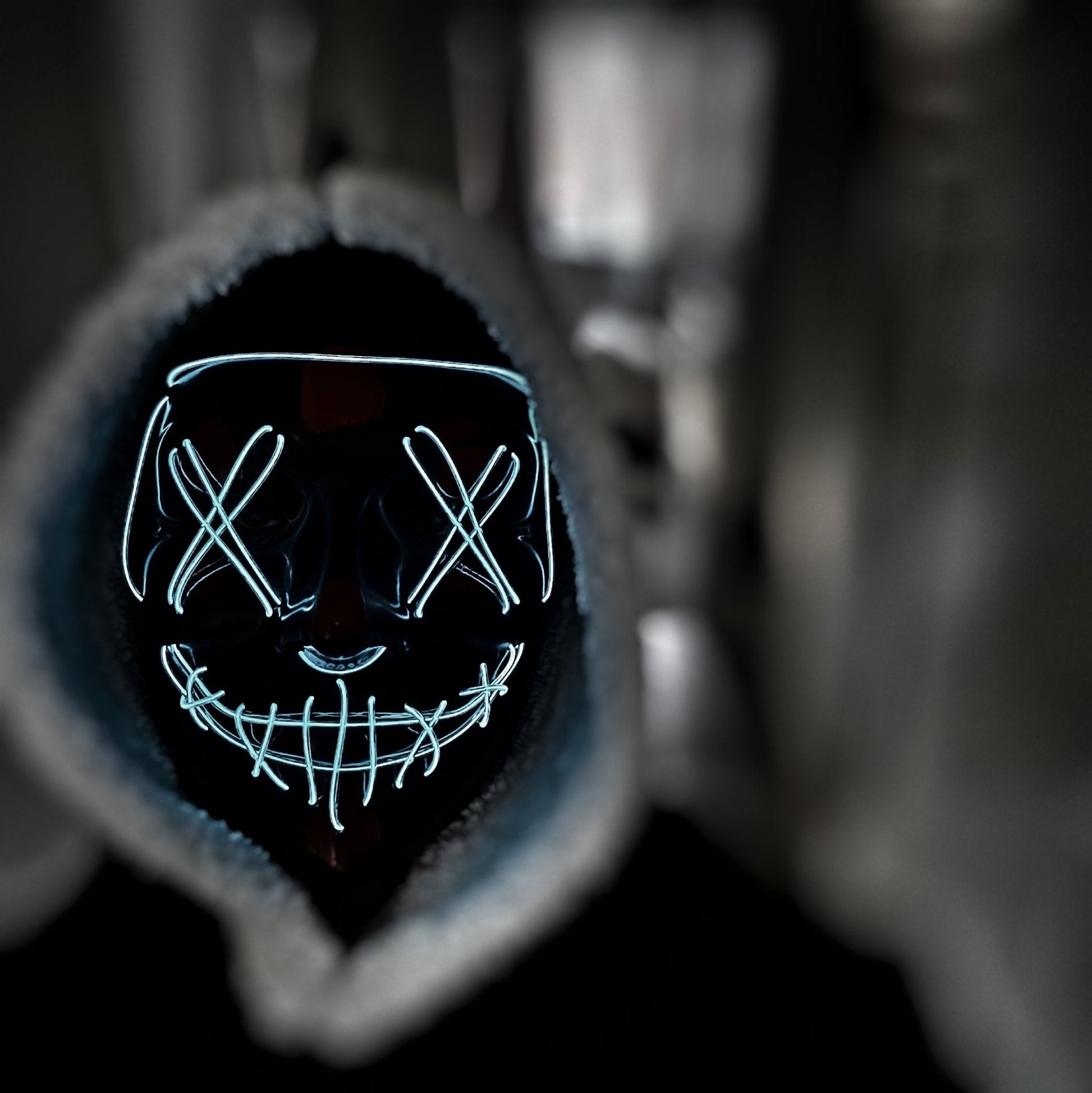 LED The Purge Neon Halloween Mask - ScentiMelti Home Fragrance, Beauty & Gifts UK