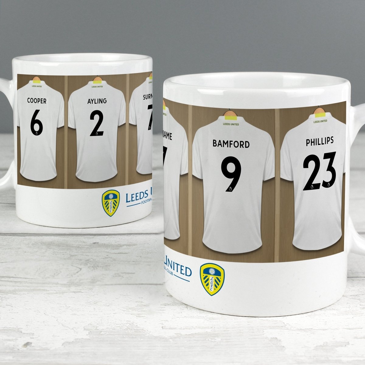 Leeds United Football Club Dressing Room Mug - ScentiMelti Home Fragrance, Beauty & Gifts UK