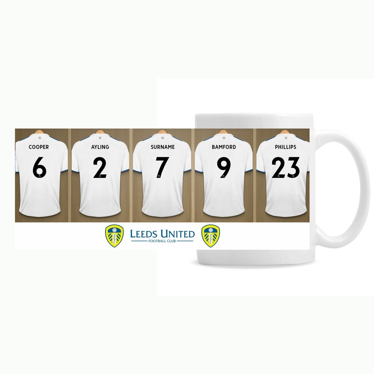 Leeds United Football Club Dressing Room Mug - ScentiMelti Home Fragrance, Beauty & Gifts UK