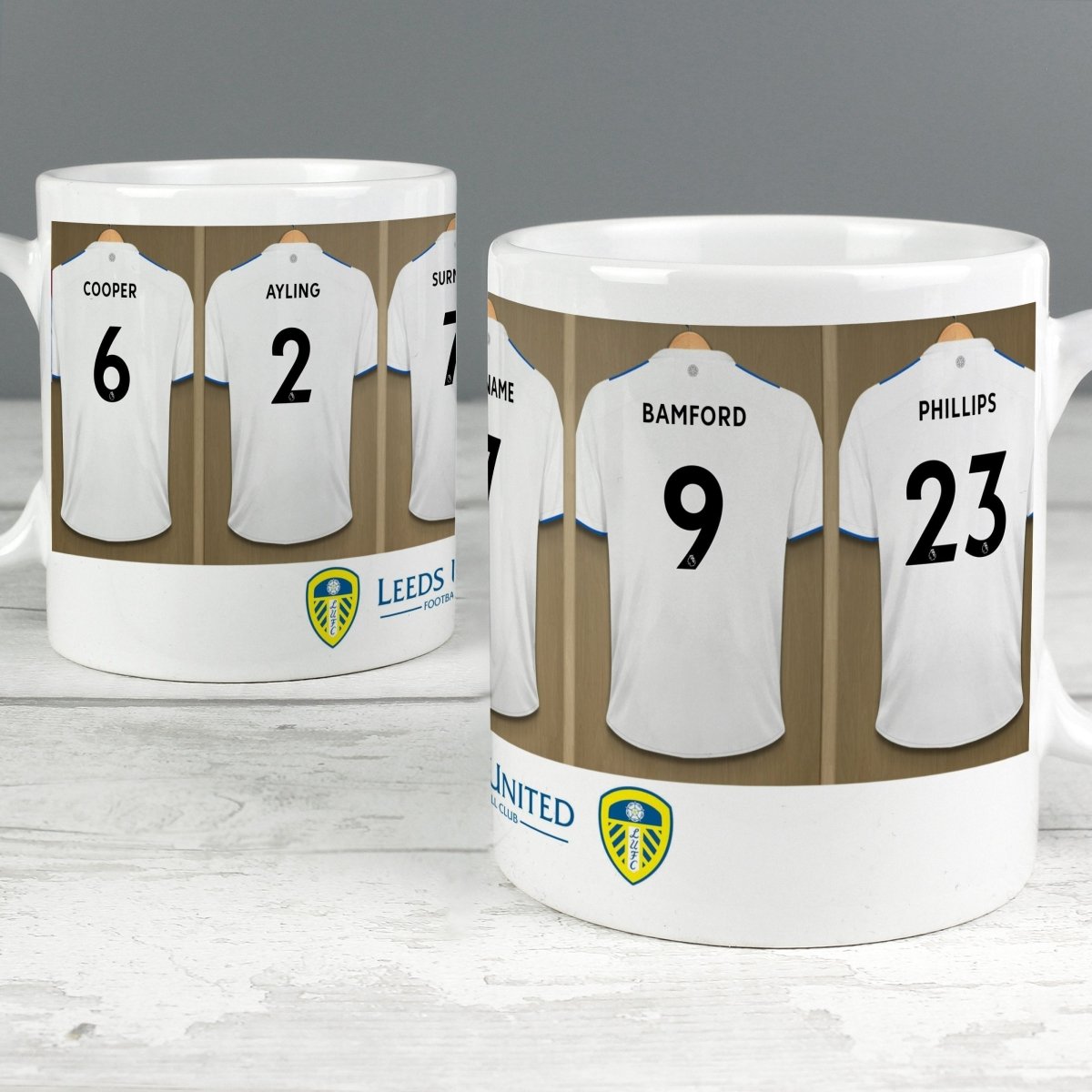 Leeds United Football Club Dressing Room Mug - ScentiMelti Home Fragrance, Beauty & Gifts UK