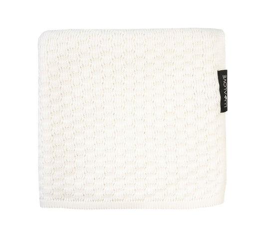 Light cellular bamboo baby blanket - Coconut - ScentiMelti Home Fragrance, Beauty & Gifts UK