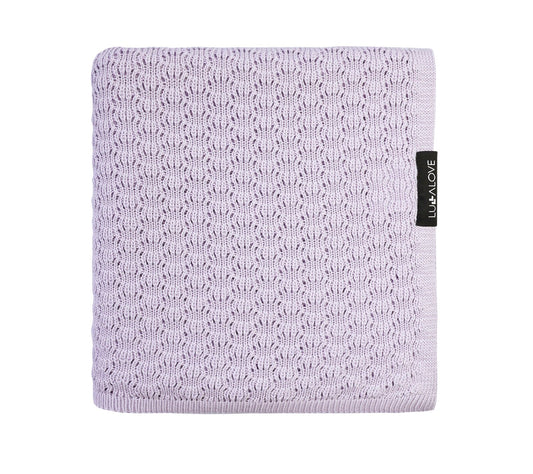 Light cellular bamboo baby blanket - Lavender - ScentiMelti Home Fragrance, Beauty & Gifts UK