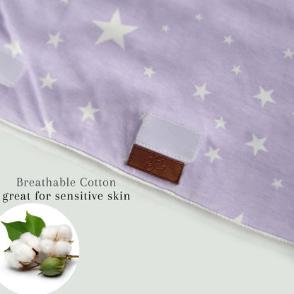 Lilac Stars Baby Sleeping Bag Cotton Passion UK ScentiMelti Wax Melts