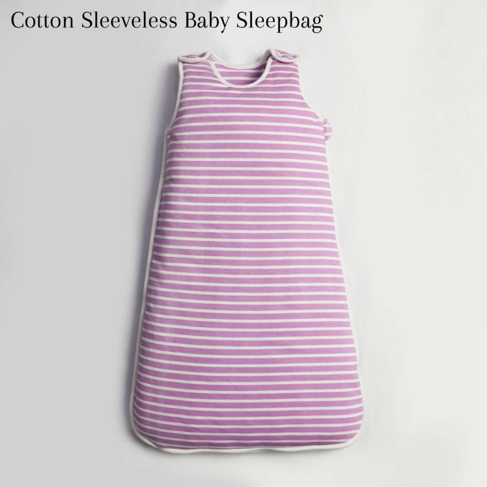 Lilac Stripes Baby Sleeping Bag Cotton Passion UK ScentiMelti Wax Melts