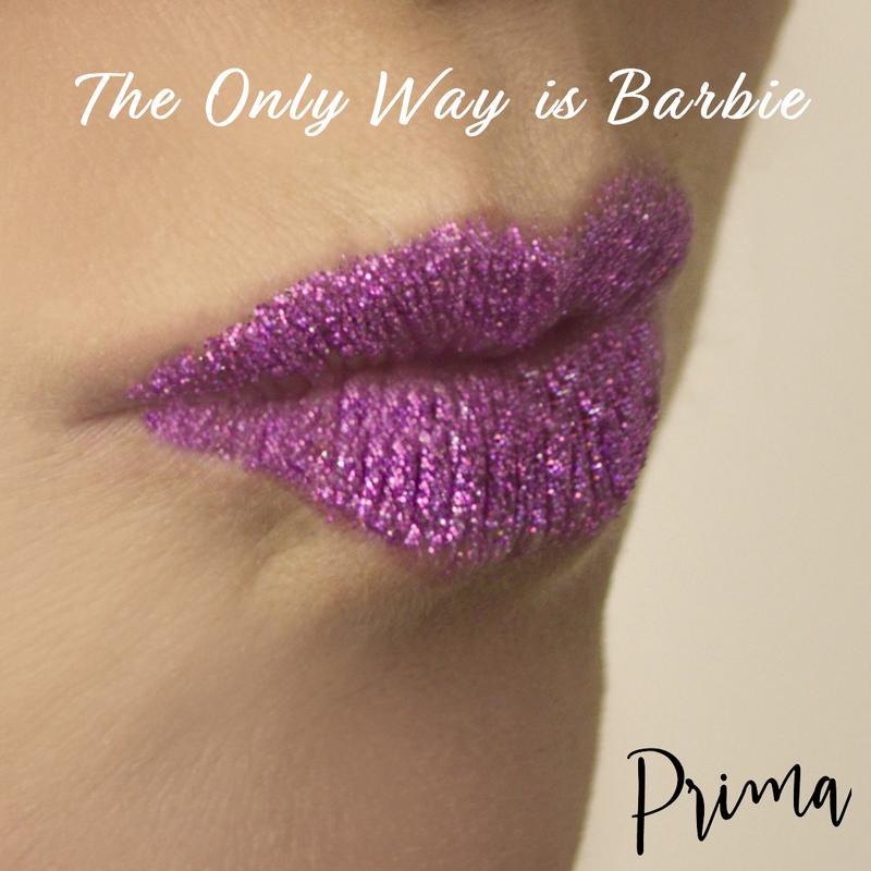 Prima Fine Glitter Single Stacker - The Only Way is Barbie - ScentiMelti Home Fragrance, Beauty & Gifts UK